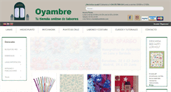 Desktop Screenshot of oyambrebcn.com