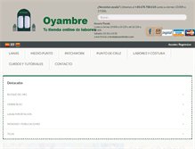 Tablet Screenshot of oyambrebcn.com